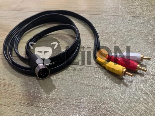 Commodore C64 AV kábel RCA