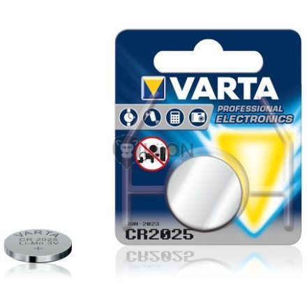 VARTA CR2025 lithium gombelem