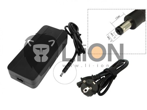 Elektromos kerékpár töltő Li-Ion 48V 2,5A 2 pólusú csatlakozó