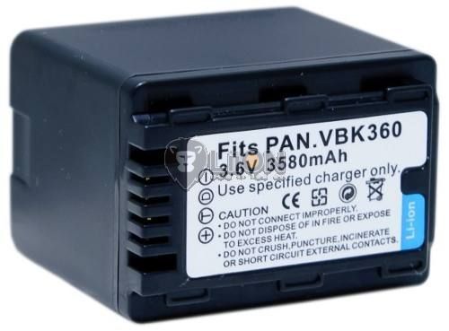 Panasonic VW-VBK360 utángyártott kamera akku