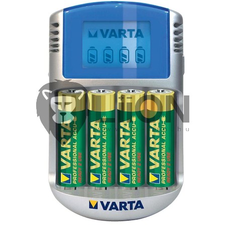 VARTA LCD Charger 57070 4db AA2600mah akkuval