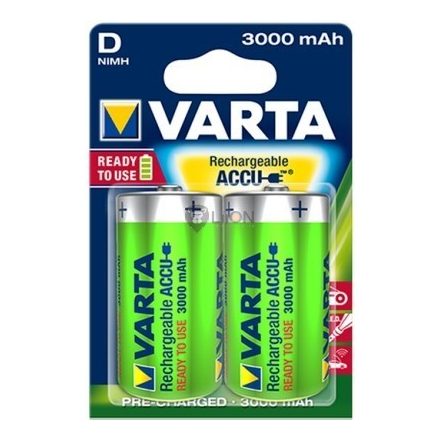 VARTA Ready 2 Use D 3000 mAh góliát akkumulátor