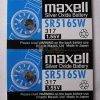 Maxell SR516SW ezüst-oxid gombelem