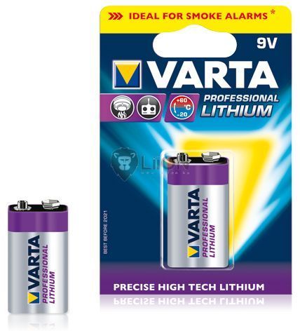 Varta Lithium 9V elem