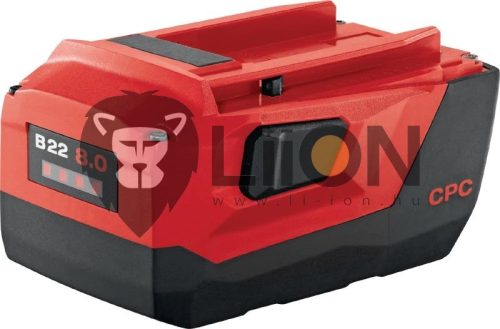 Hilti B22 li-ion akkumulátor felújítás 8Ah 