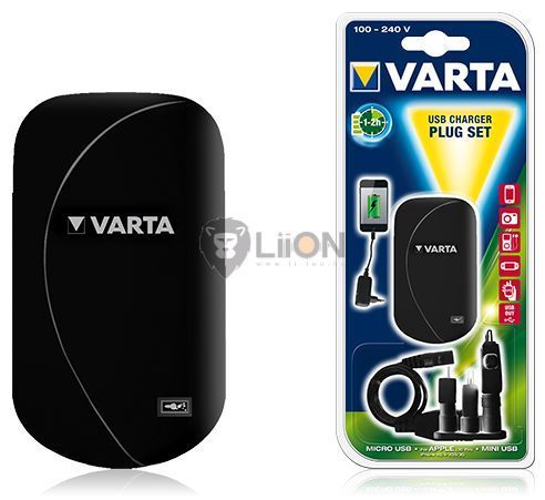 VARTA USB Charger Plug Set (USB-töltő, hálózati szett)