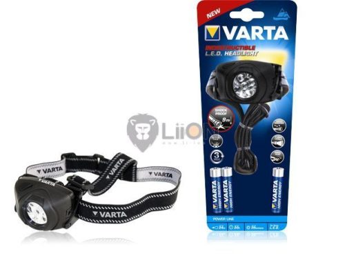 VARTA INDESTRUCTIBLE LED X5 HEAD LIGHT 3AAA fejlámpa - Varta 17730
