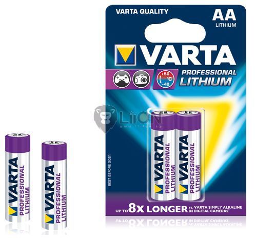 Varta Lithium AA elem 2db-os