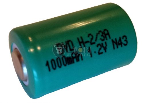 Ni-Mh 1,2 V 1100mAh 2/3A Batteriezelle