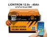 LIONTRON 12,8v 40Ah LiFePO4 akkumulátor Bluetooth telefonos applikációval