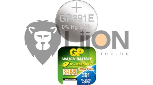 GP SR55 ezüst-oxid gombelem