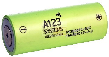 LiFePO4 ANR 26650 3,3 V 2300mAh batéria bunka