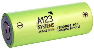 LiFePO4 ANR 26650 3,3V 2500mAh akku