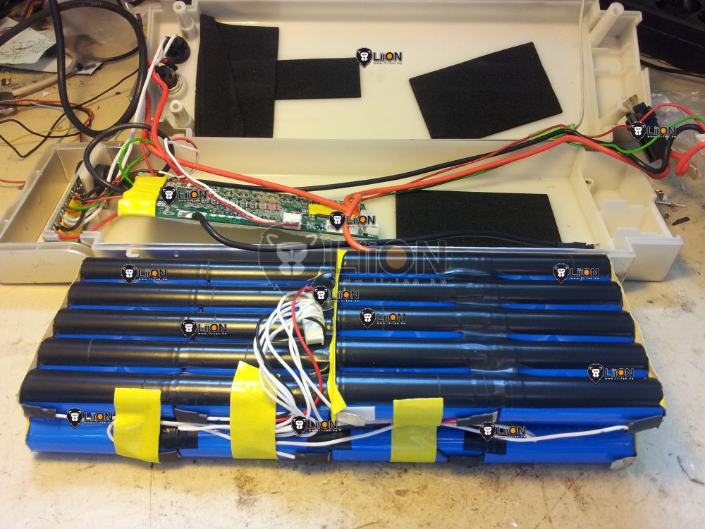 Reva 36V li-ion pedelec e-bike battery renovation - Wide 